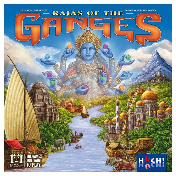 R&R Games Rajas of the Ganges Strategy Board Game Main image