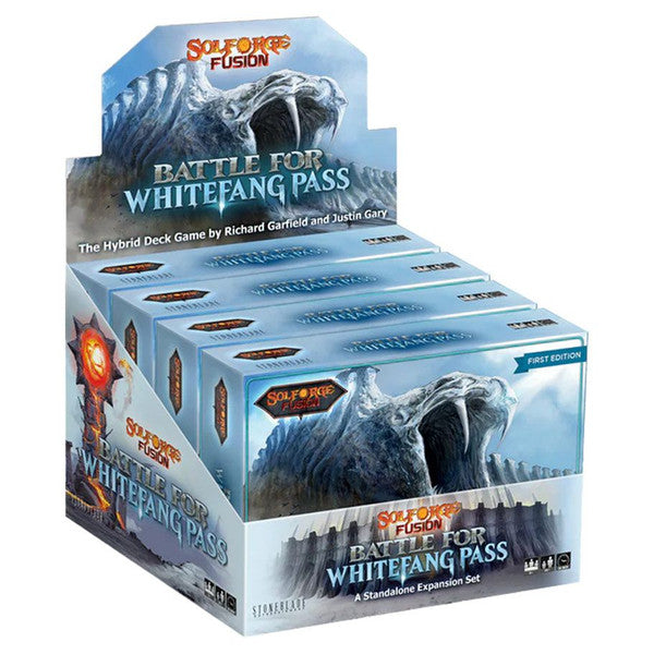 Stone Blade Entertainment Solforge Fusion Battle for Whitefang Pass Display