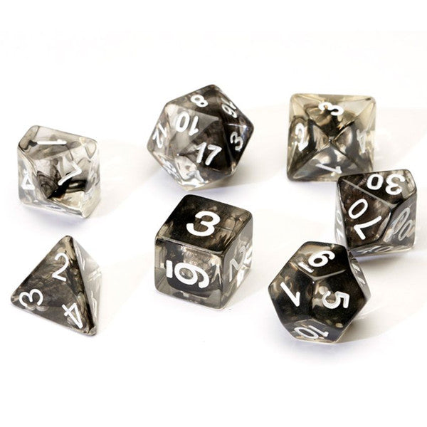 Sirius Dice Game 7-Set Cloud Translucent Black White Main image