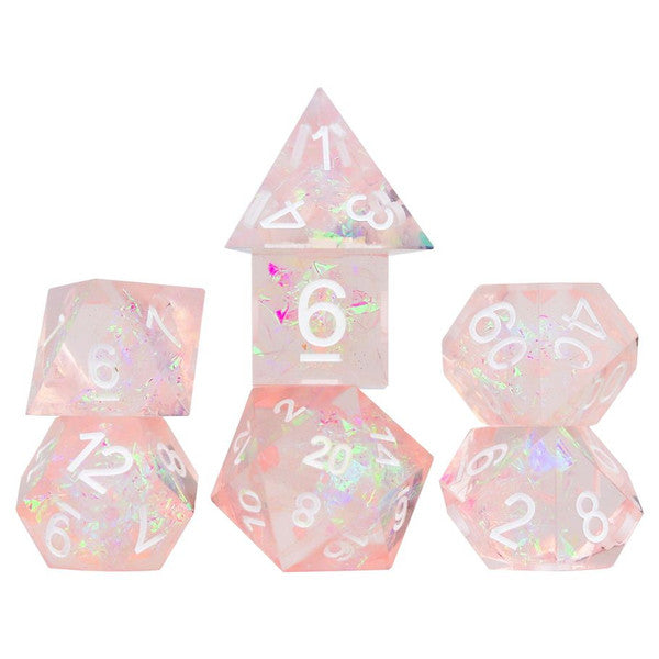 Sirius Dice Sharp-Edged Pink Fairy 7-Set Dice Main image