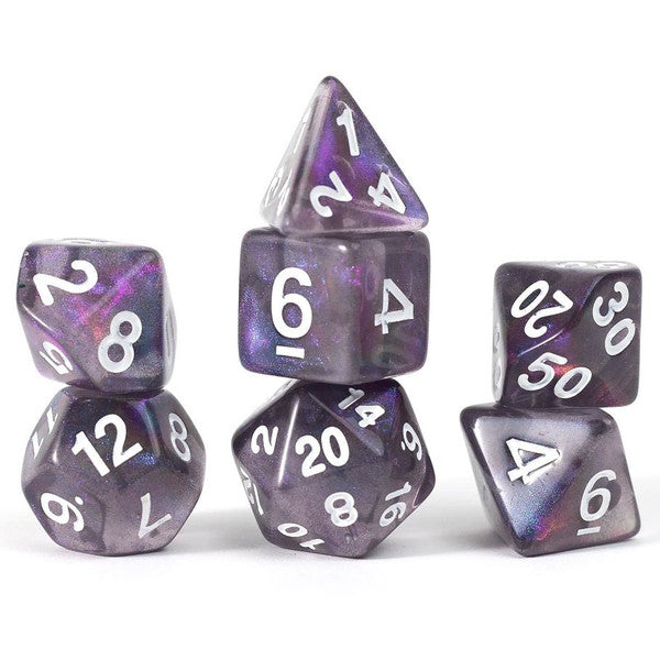 Sirius Dice Unearthed Treasure Amethyst Polyhedral Dice Set 7 Main image