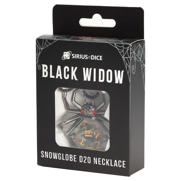 Sirius Dice Necklace Black Widow D20 Snowglobe Main image