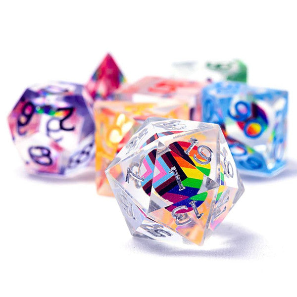 Sirius Dice Dungeons Dragons Progress Pride Rainbow Dice Set Main image