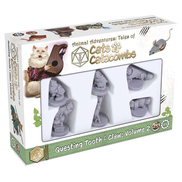 Steamforged Games Ltd. Steamforged Games Ltd Cats Catacombs Questing Tooth Claw Main image