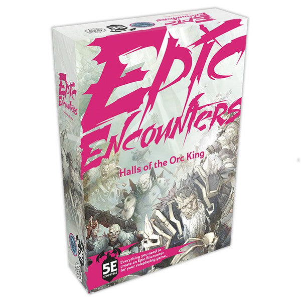 Steamforged Games Ltd. Epic Encounters Halls of the Orc King Adventure Book