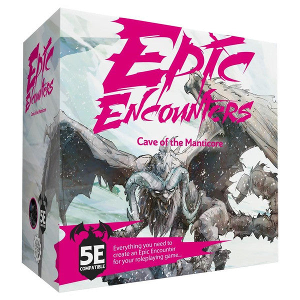 Steamforged Games Ltd. Epic Encounters Cave of the Manticore Stats Main image