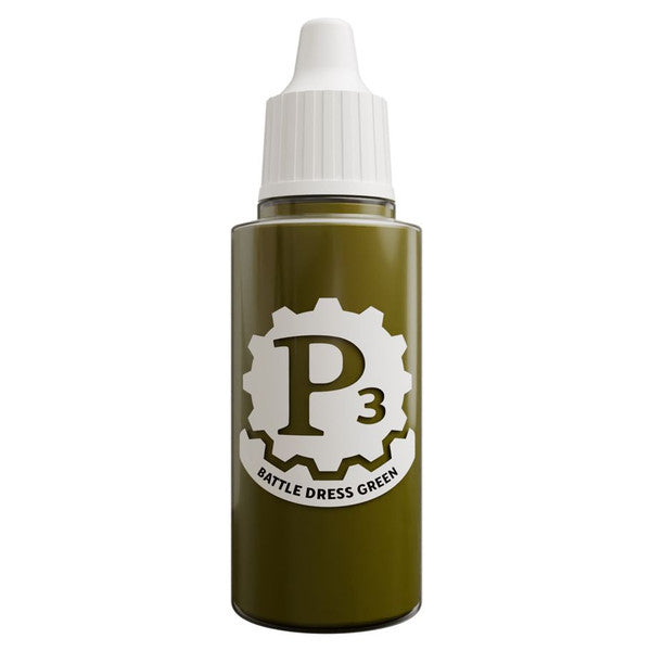 Steamforged Games Ltd. P3 Paint 18ml Battle Dress Green Edition 2025
