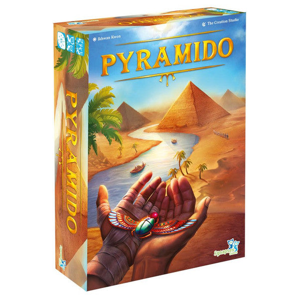 Synapses Games Pyramido Strategy Board Game Tile Worker Placement Ages 8+