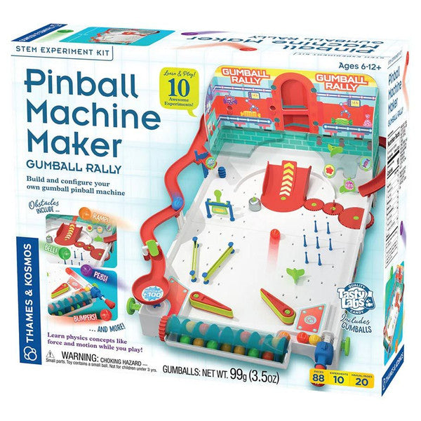 Thames & Kosmos Pinball Machine Maker Edible Gumball Rally
