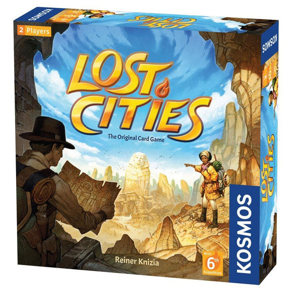 Thames & Kosmos Lost Cities Card Game with 6th Expedition