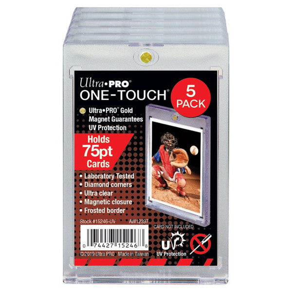 Ultra Pro One-Touch Magnetic Holder UV 75pt 5 Pack Main image