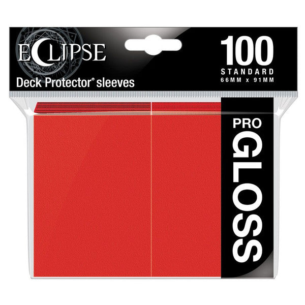 Ultra Pro Deck Protector Eclipse Gloss Apple Red Standard Sleeves