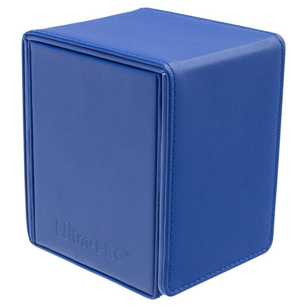 Ultra Pro Deck Box Alcove Flip Vivid Blue Card Storage Protects 100