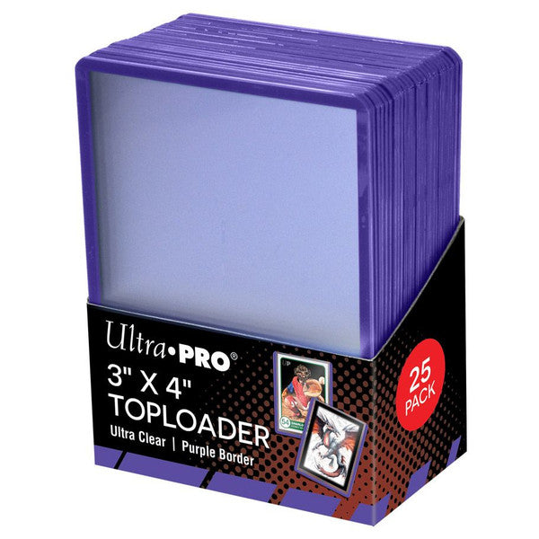 Ultra Pro Well Toploader 3x4 Purple Border 25ct Main image