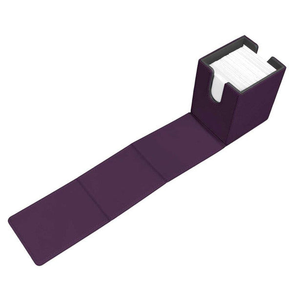 Ultra Pro Alcove Flip Deck Box Card Storage Vivid Midnight Plum