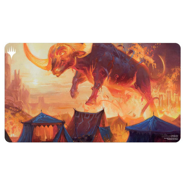 Ultra Pro Magic the Gathering Playmat Wilds of Eldraine Restless Bivouac Table Main image