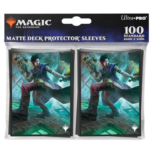 Ultra Pro Deck Protector 100ct Sleeves Magic The Gathering Duskmourn Winter Cyni