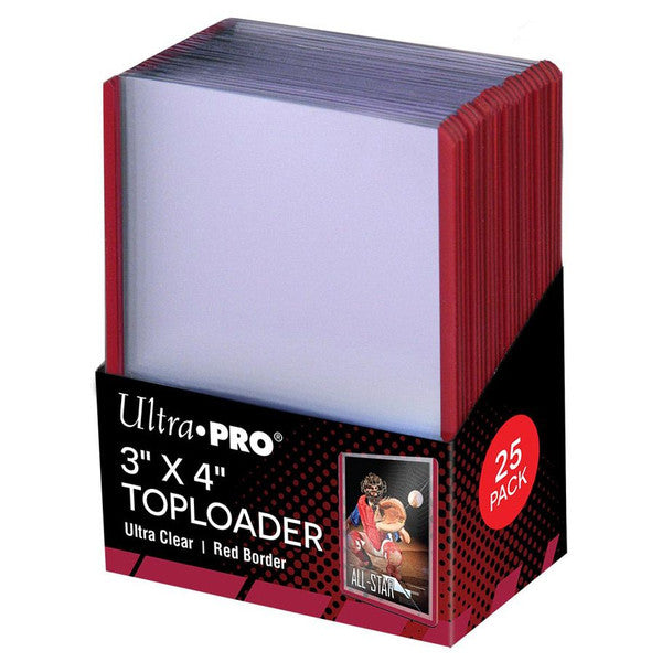 Ultra Pro Toploader 3x4 Red Border 25ct Main image