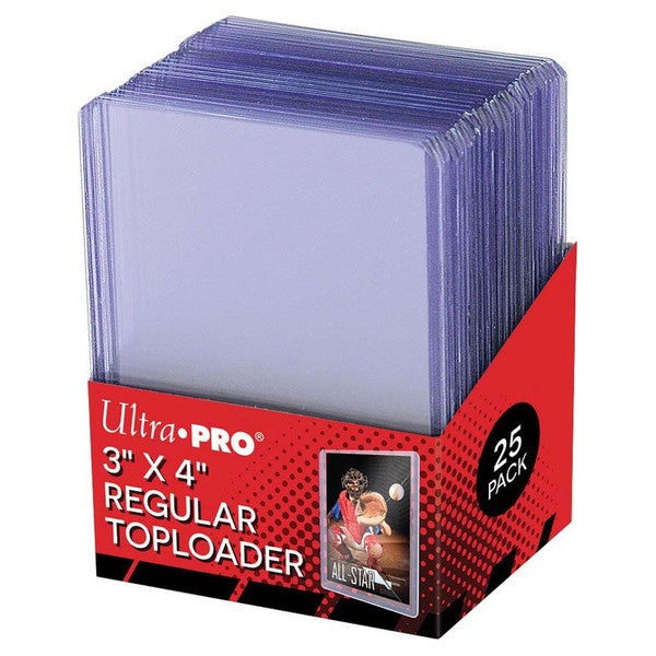 Ultra Pro Toploader 3x4 Clear Regular Sleeves 25ct