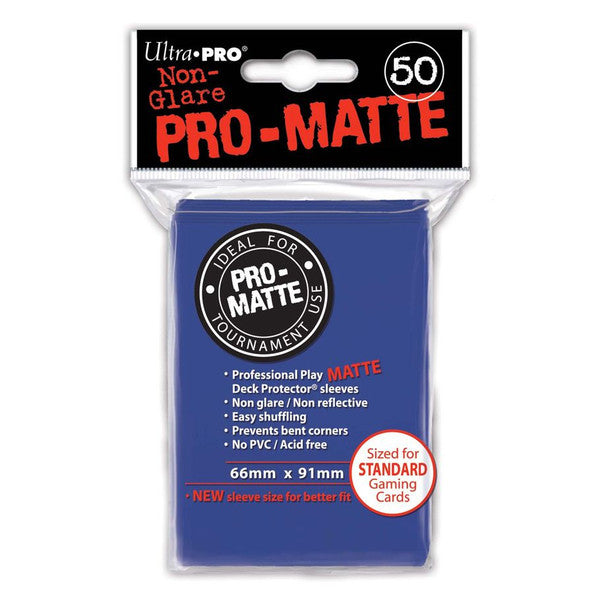 Ultra Pro Deck Protector Pro Matte Blue 50 Ct