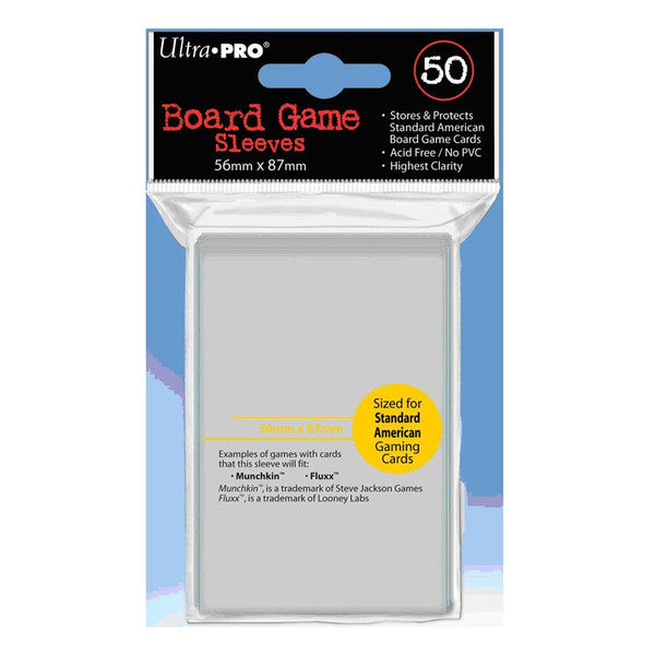 Ultra Pro Deck Protector Board Game Sleeve 56 X 87mm 50 Ct