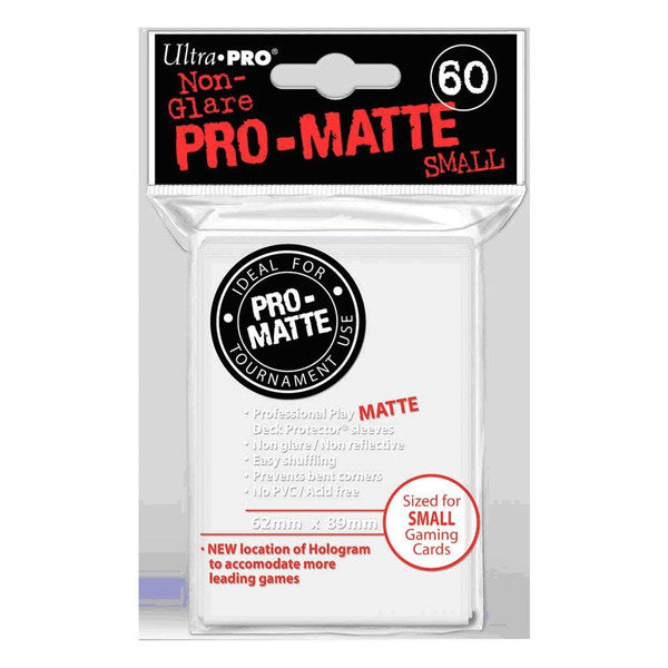 Ultra Pro Deck Protector Pro Matte Small White 60 Sleeves Ct Main image