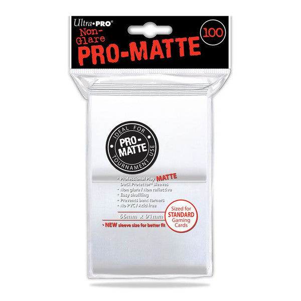 Ultra Pro Cm Deck Protector Pro Matte White 100 Count