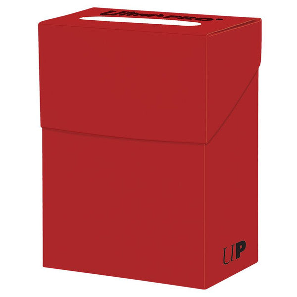 Ultra Pro Size Solid Red Pro Deck Box Holds 80+ Cards