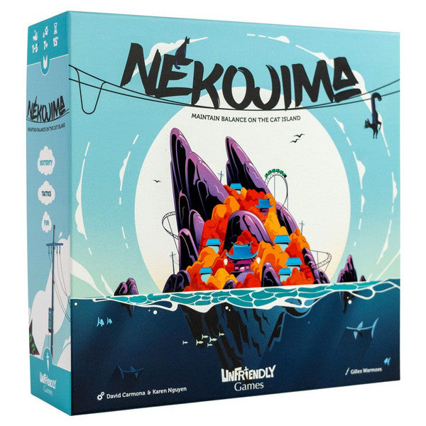 UnFriendly Games Nekojima Board Game Main image