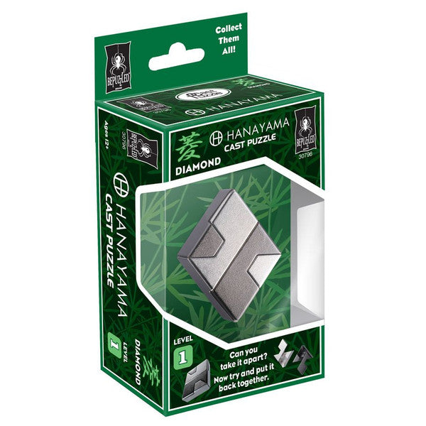 University Games Hanayama Delta Metal Brainteaser Puzzle Level 3 Main image