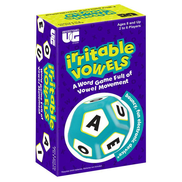 University Games Irritable Vowels Jumpy Bouncy Word Game
