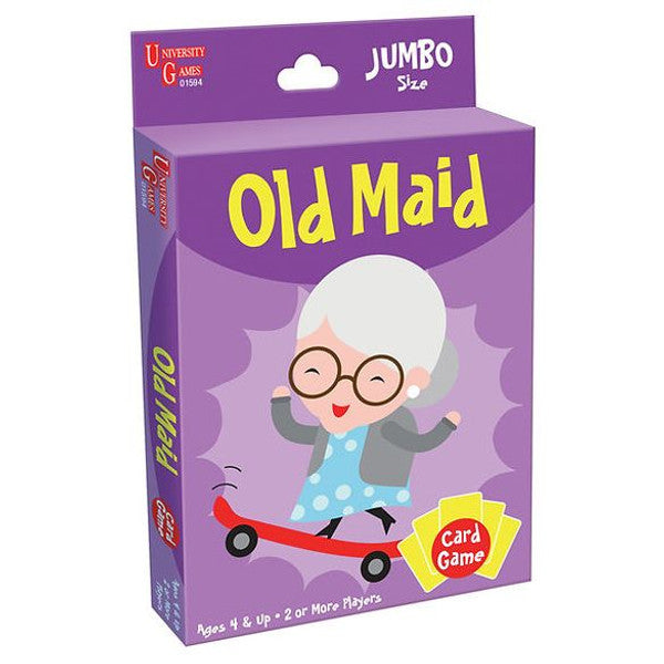 University Games Old Maid Jumbo Size Character Card Game Ages 4 and Up