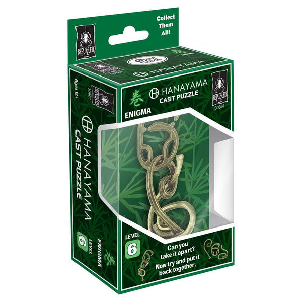 University Games Hanayama Enigma Metal Brainteaser Mensa Rated Level 6 Main image