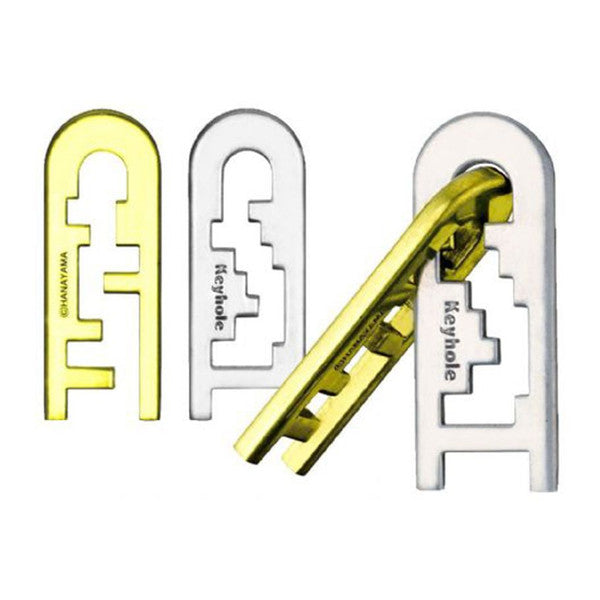 University Games Hanayama Keyhole Metal Brainteaser Level 4