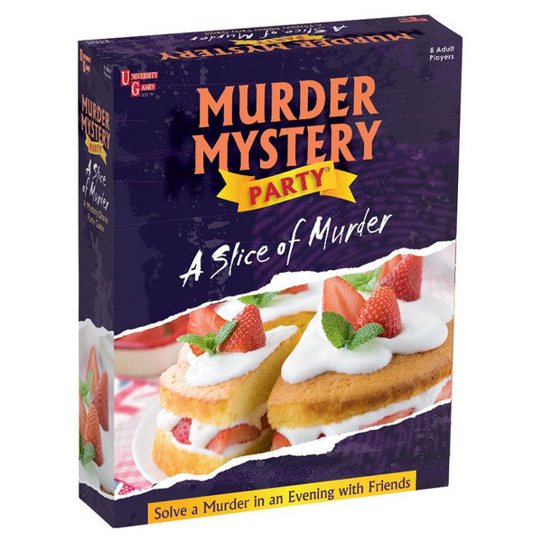 University Games Murder Mystery Party A Slice of Murder Ages 16