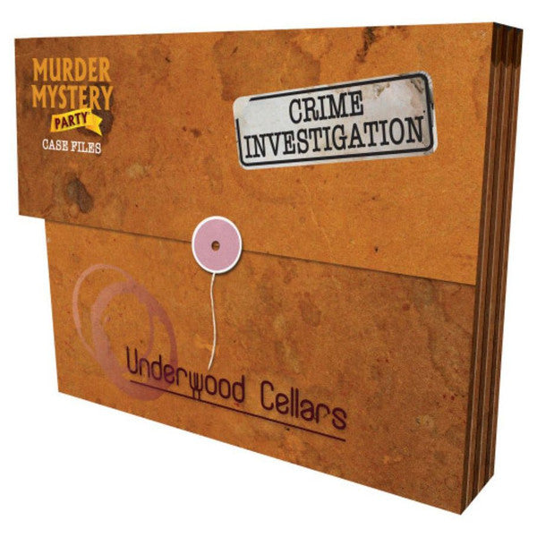 University Games Murder Mystery Party Case Files Underwood Cellar Ages 14+ Main image