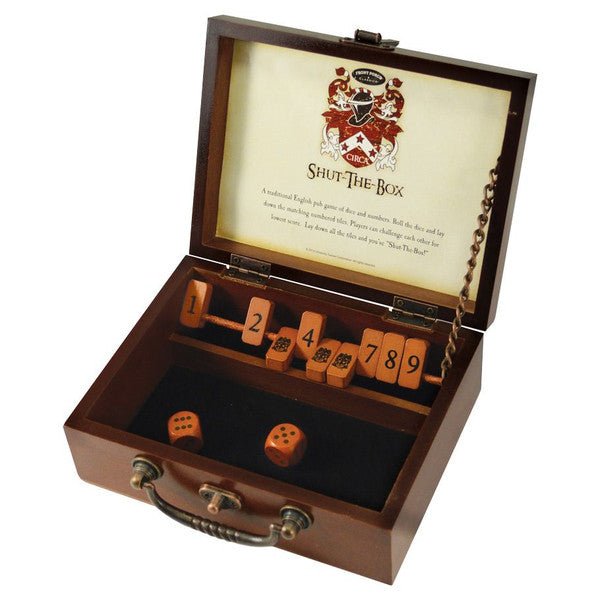 University Games Circa Shut-the-Box Front Porch Classics Wooden Dice Game Main image