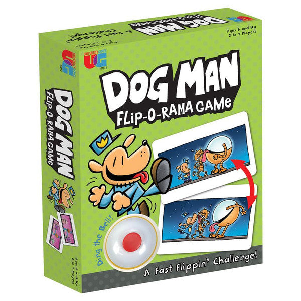 University Games Dogman Flip-O-Rama Card Matching Game Based on Book Series Main image