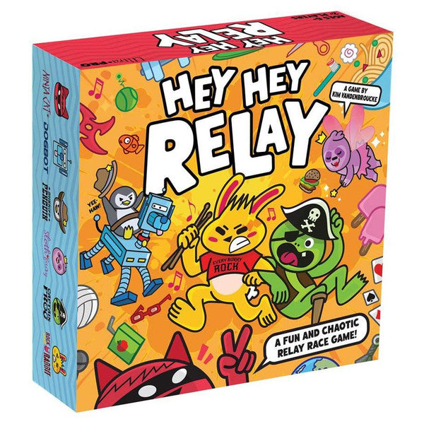 Ultra Pro Entertainment Hey Hey Relay Fast-Paced Family Relay Race Game