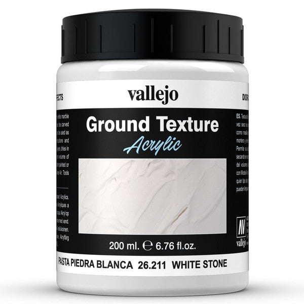 Vallejo De Ground White Stone Paste Diorama Fx Textures 200ml
