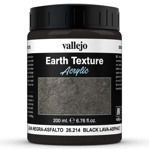 Vallejo Black Lava Paste, 200ml