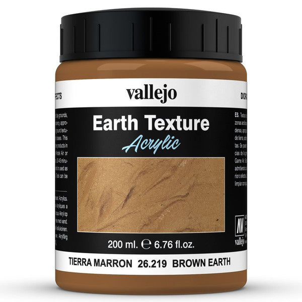 Vallejo De Earth Brown Diorama Fx Textures 200ml Acrylic Color