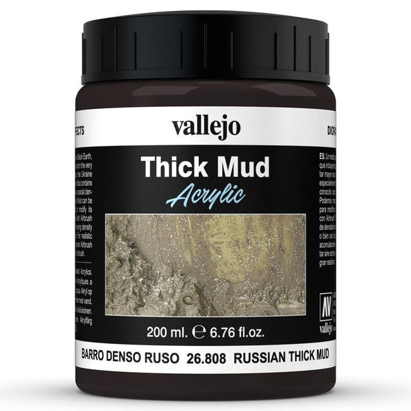 Vallejo Diorama Fx De Mud Russian Thick 200ml Premium Acrylic Color