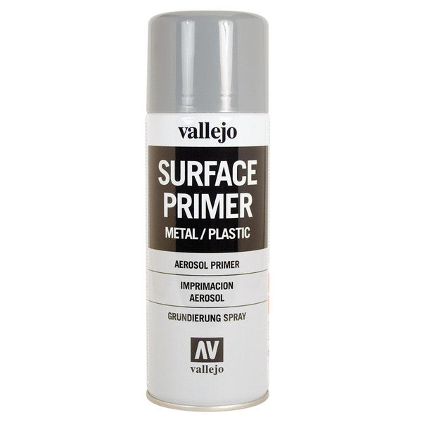 Vallejo Finish Spray Grey Primer Perfect Matt Self Levelling