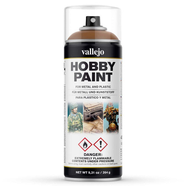 Vallejo Spray Leather Brown Perfect Matt Self Levelling