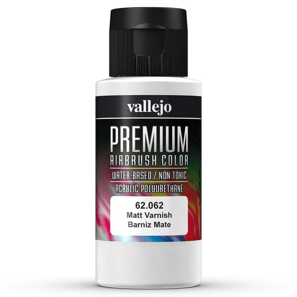 Vallejo Airbrush Matt Varnish Water-Based Acrylic 60ml Main image