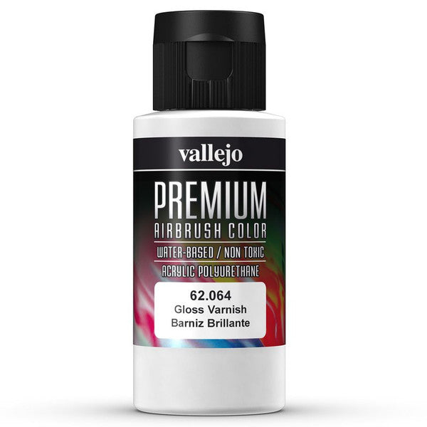 Vallejo Brush On Gloss Varnish Water-Based Acrylic 60ml Main image