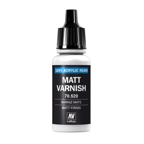 Vallejo Non-Yellowing Mc Aux Permanent Mat Varnish Acrylic Finish