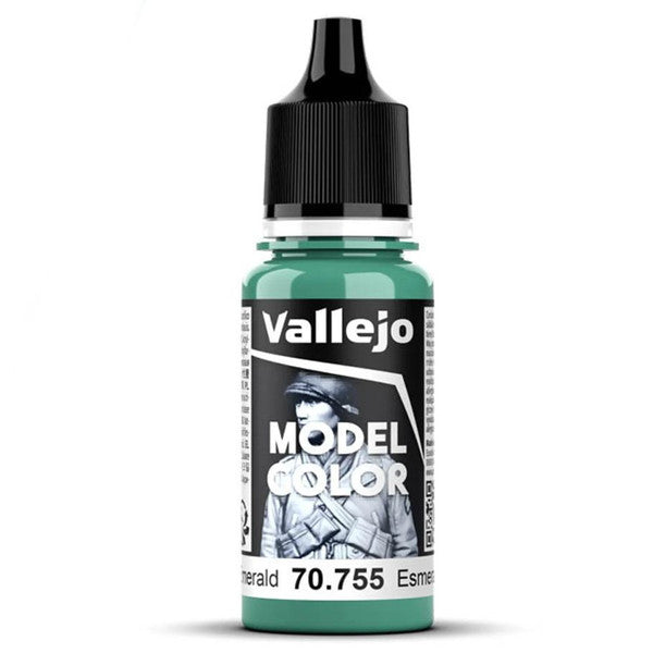 Vallejo Model Color Matte Acrylic Paint Light Emerald 18ml Main image