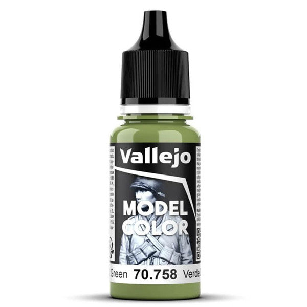 Vallejo Model Color Matte Acrylic Paint Bright Green 18ml Main image